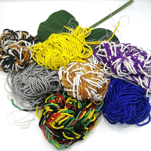 "Lavish" Adjustable African Waist Beads (Style# 03) - Picture 4 of 5